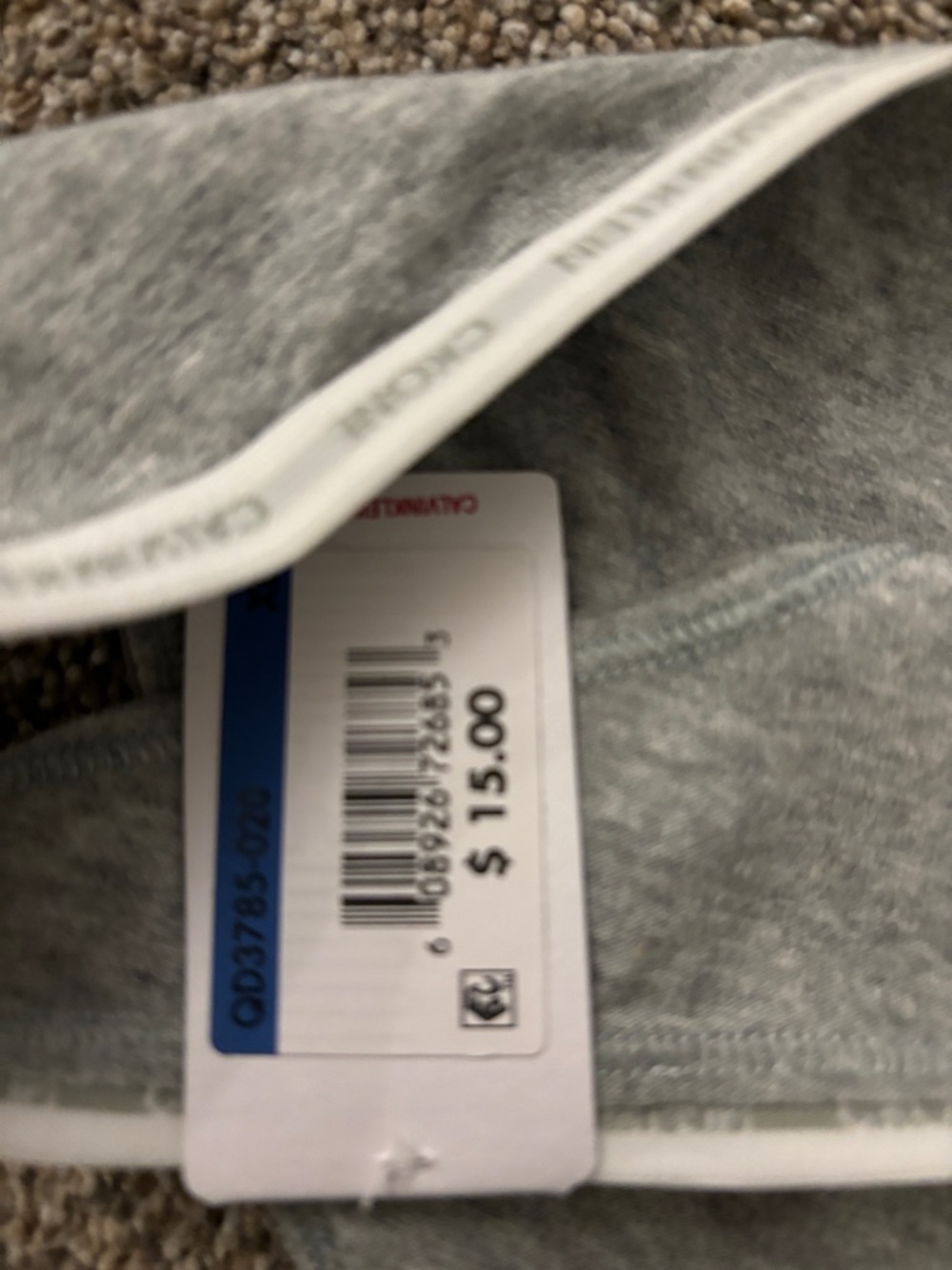 Calvin Klein One Light Grey Cotton Bikini Briefs - Picture 3 of 4